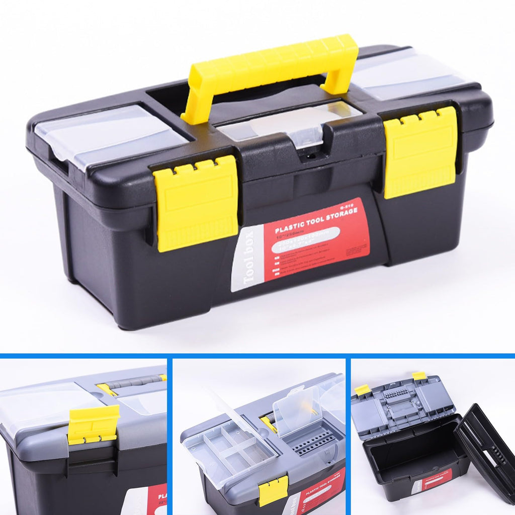 Stackable Plastic Tool Box Organizer E895929