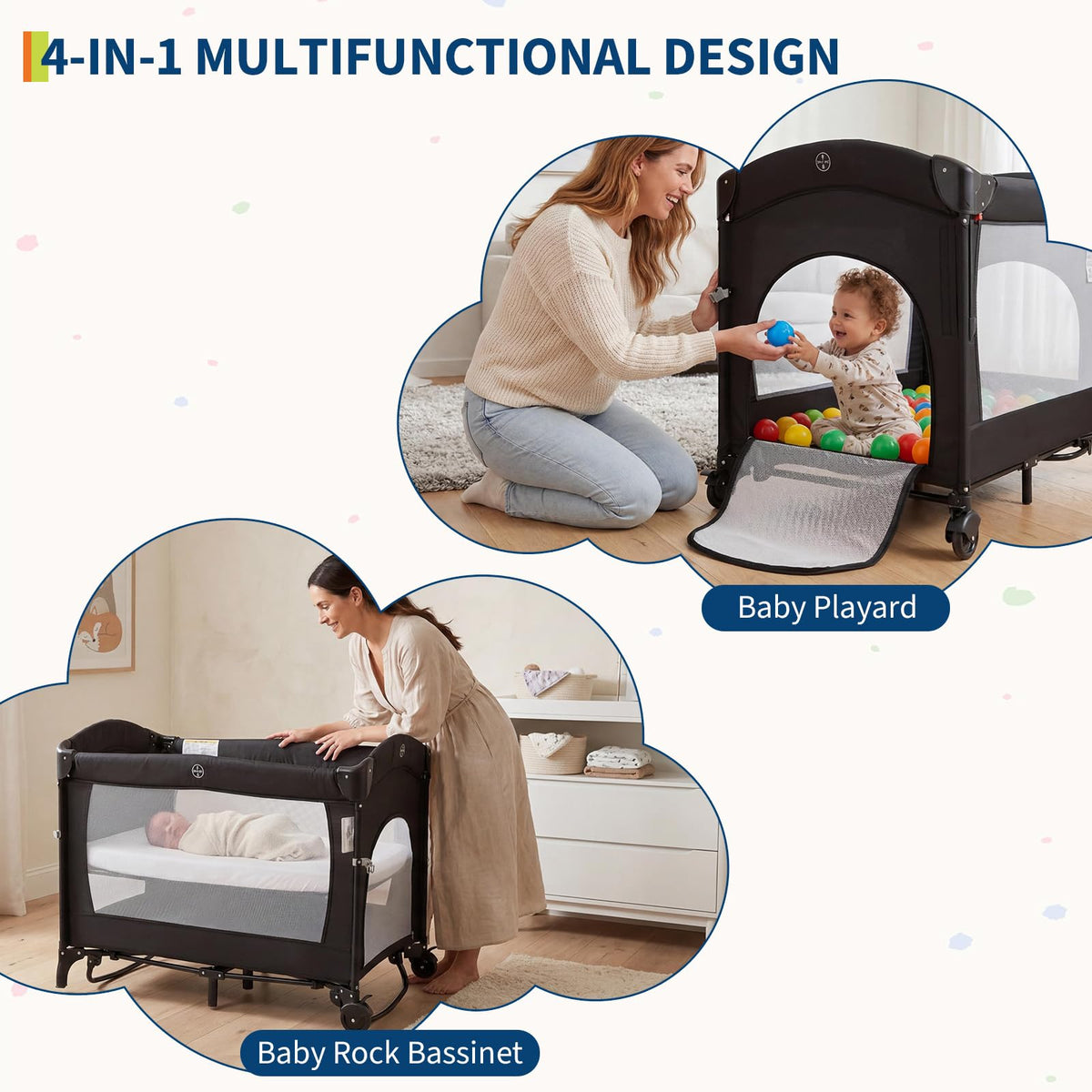 4 in 1 Baby Playard X464163