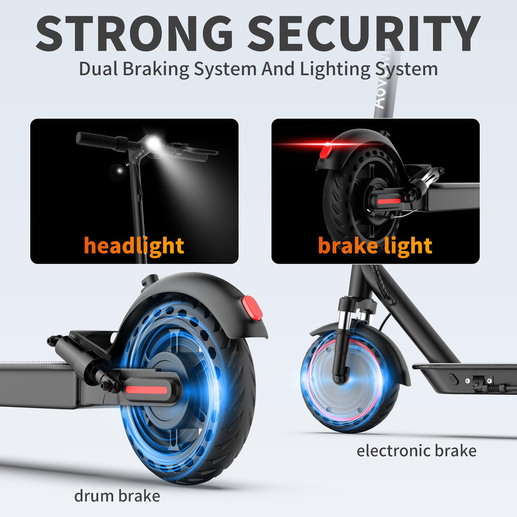 Folding Electric Scooter with Dual Brakes U5637