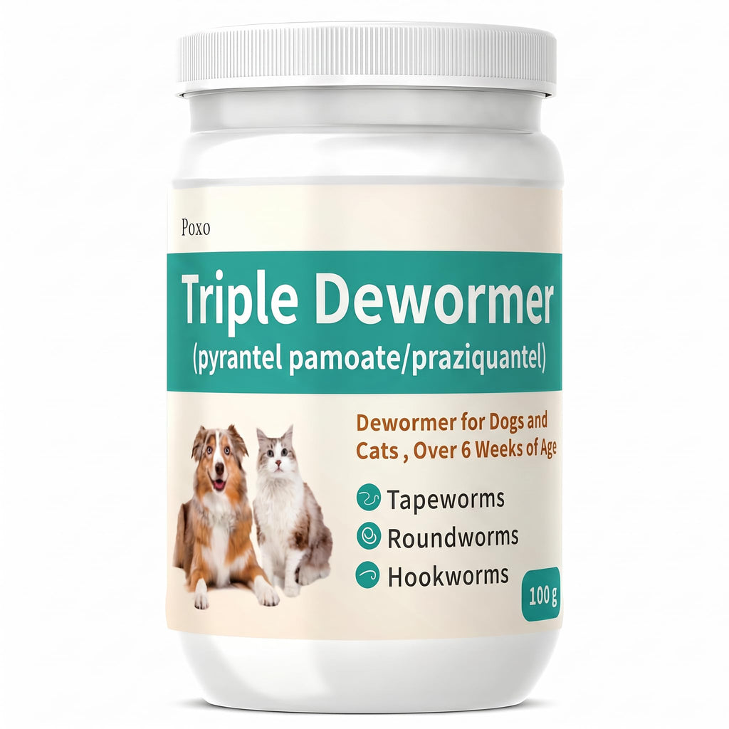 3-Way Dewormer for Dogs & Cats with Praziquantel & Pyrantel Pamoate W75852