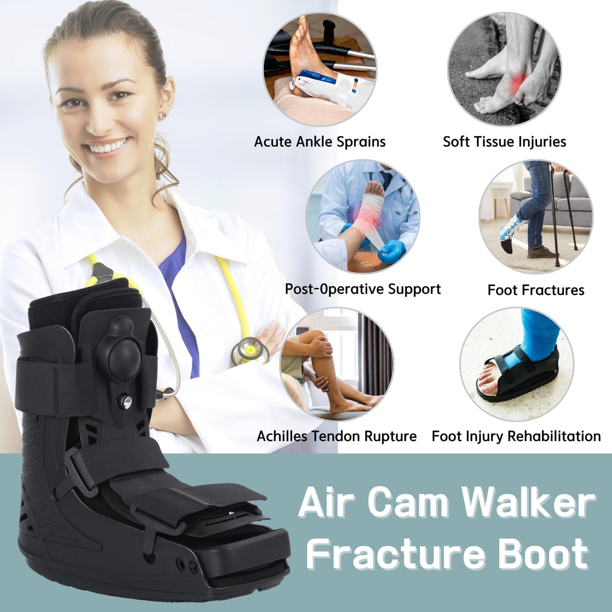 Short Inflatable Walking Boot O421359