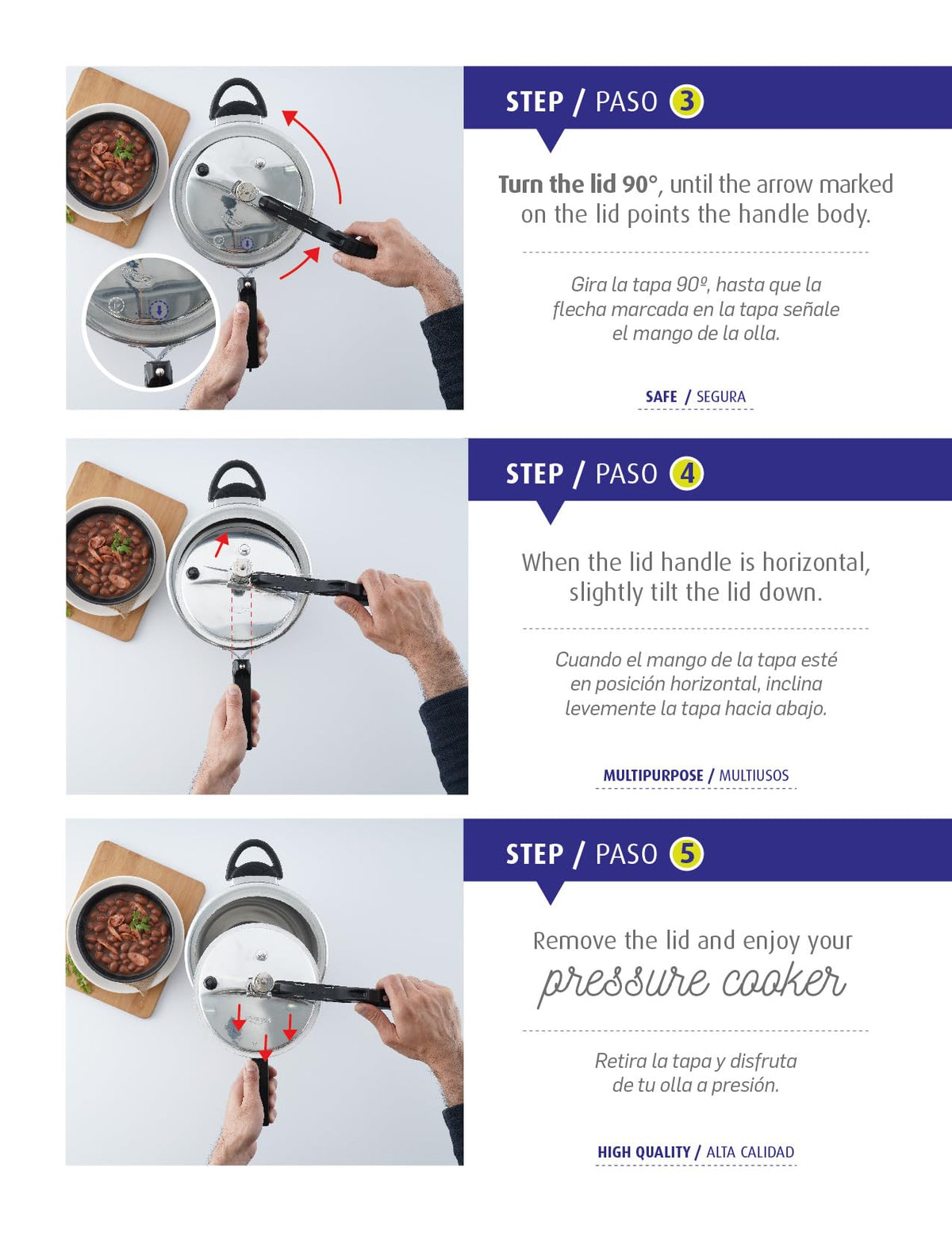 6.3 Quart Aluminum Stovetop Pressure Cooker A81664