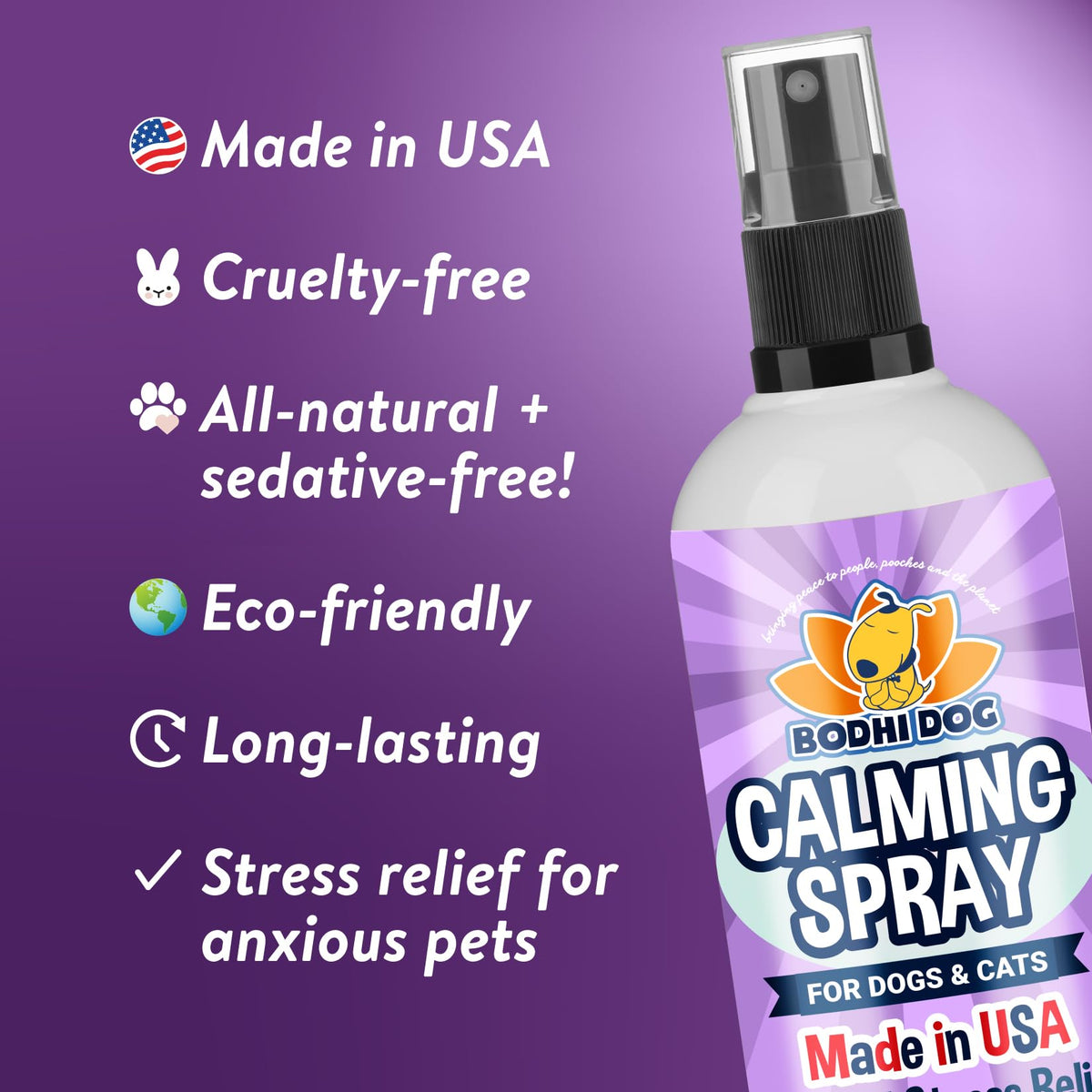 Lavender Calming Spray for Dogs & Cats 8 oz Z307