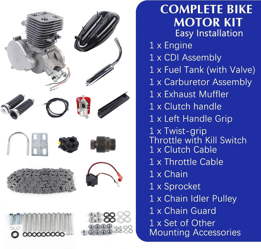 100CC 2 Stroke Air-Cooling Bicycle Engine Kit G176