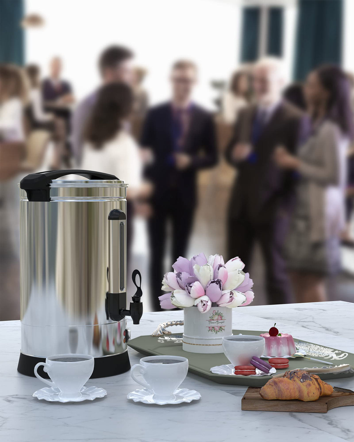 120 Cup Stainless Steel Electric Coffee Urn J202