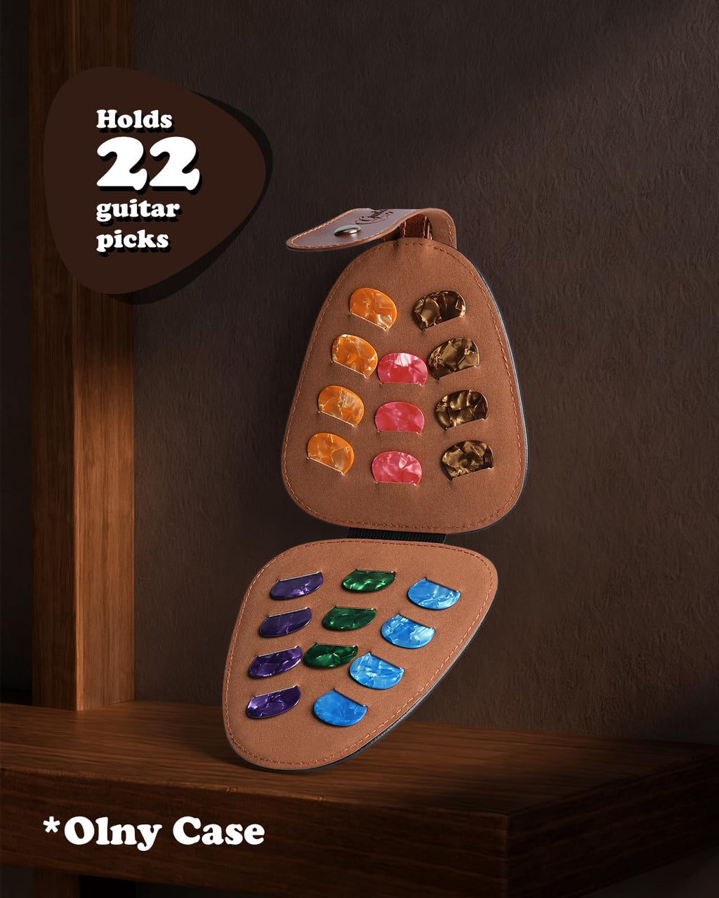 Guitar Picks Holder PU Leather Bag E30825