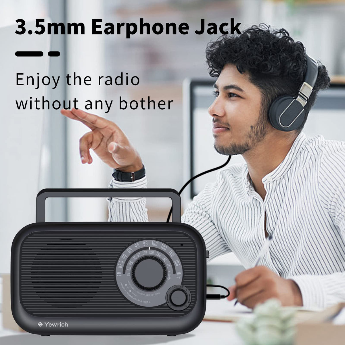 AM FM Radio with Bluetooth J501