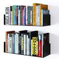 Black Set of 2 U Shape Wall Mount Metal Shelf O132191