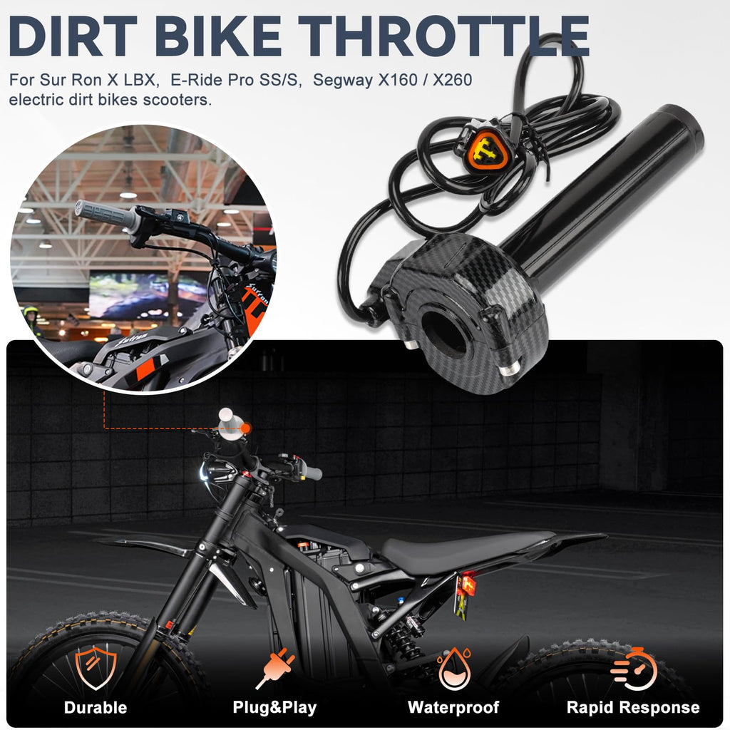 Waterproof Twist Throttle Kit for Electric Dirt Bike T187