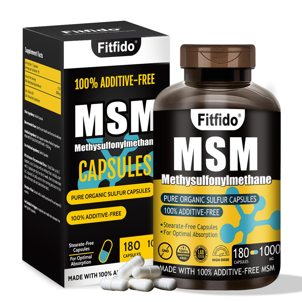 MSM Capsules 1000mg 180 Count A2079
