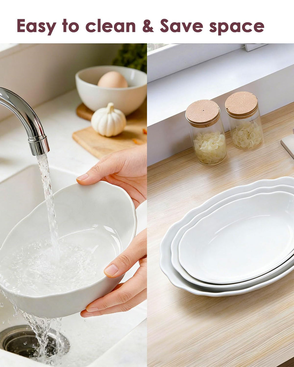 3 Tier Ceramic Fruit Bowl with Stand X670527