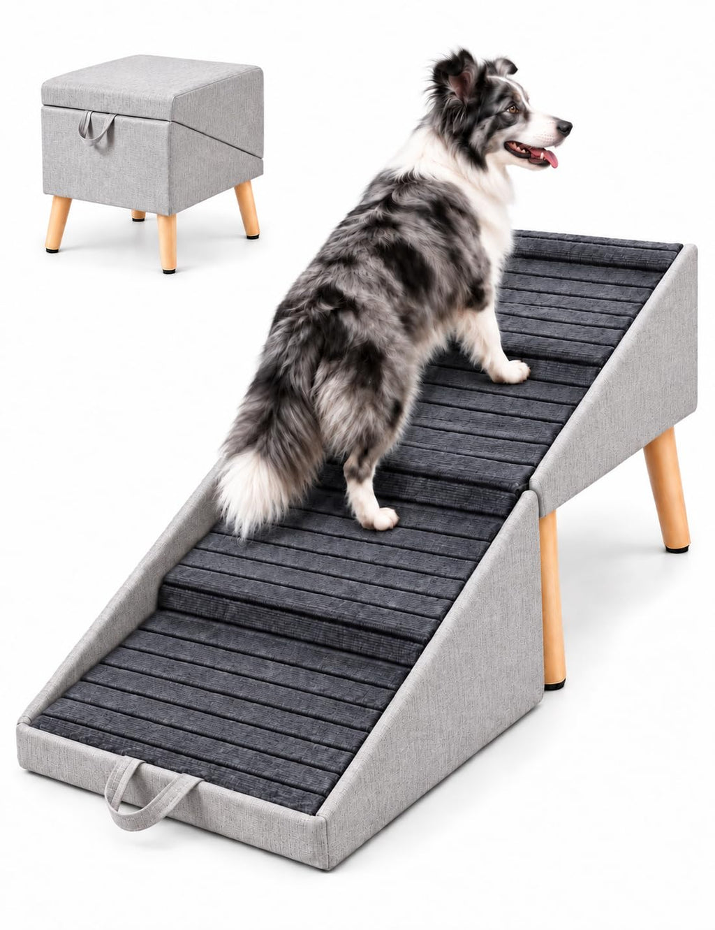 Dog Ramp and Pet Stairs 19" H G759602