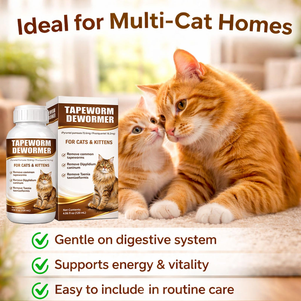 Cat Dewormer Liquid Broad Spectrum Treatment 120ml E899923