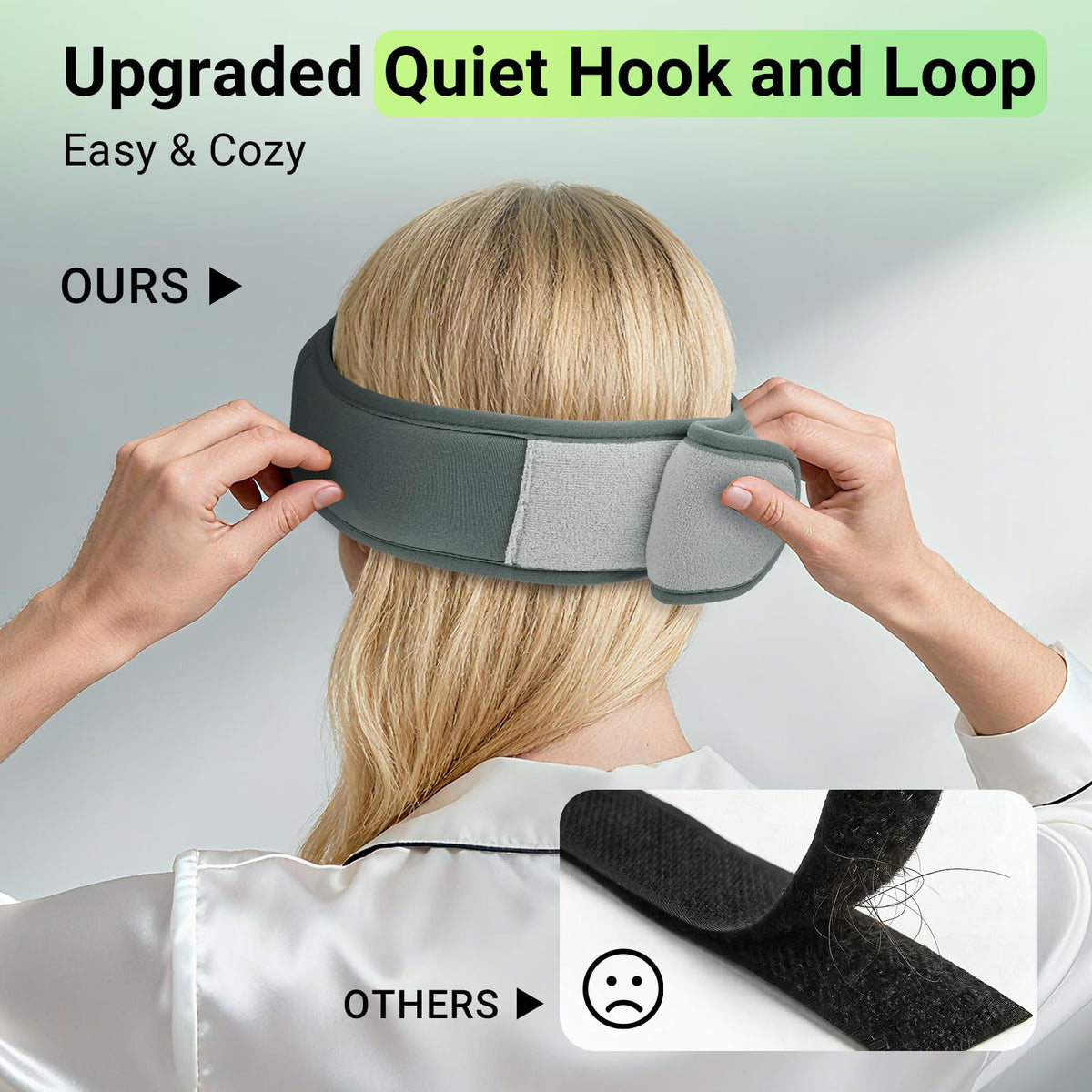 Bamboo Cotton Sleep Mask with Bluetooth Headphones T780737