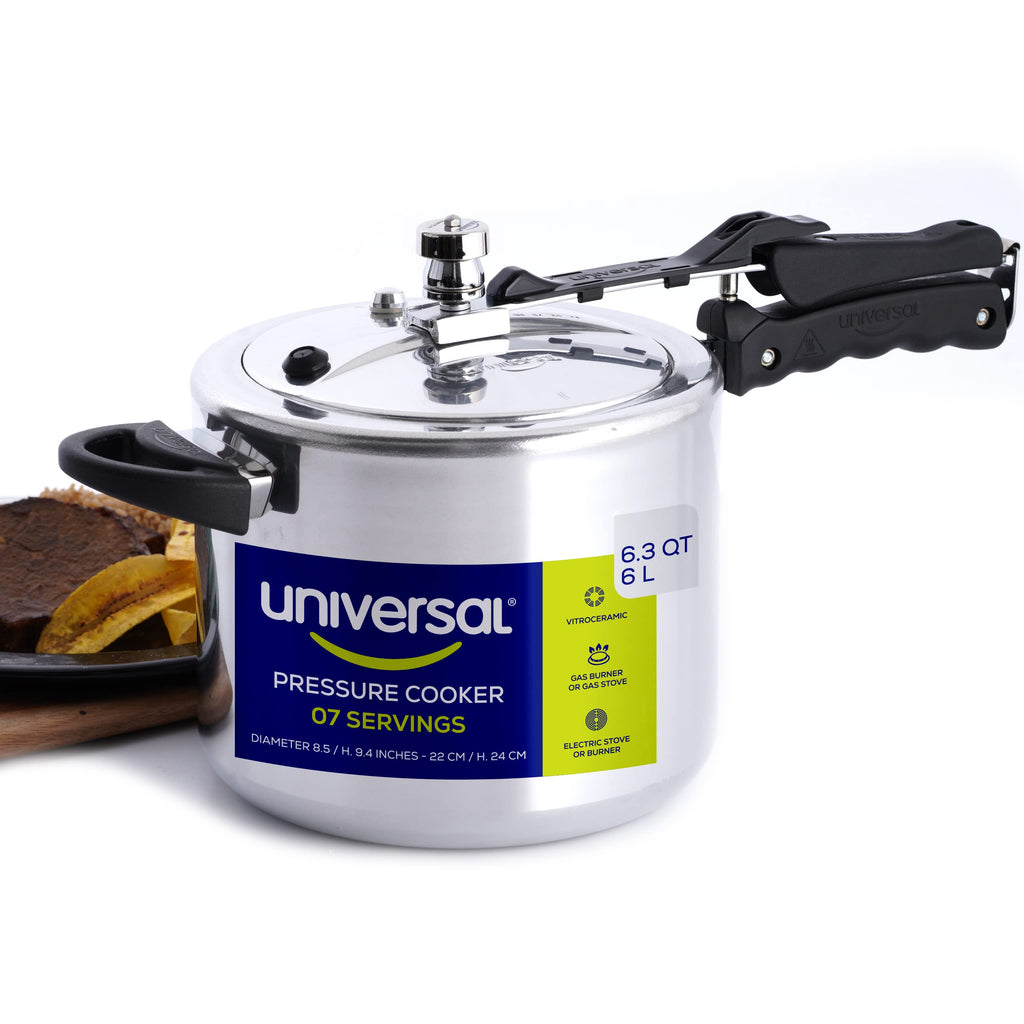 6.3 Quart Aluminum Stovetop Pressure Cooker A81664