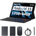 Android 15 Tablet 10 Inch 12GB RAM 64GB ROM 2 in 1 with Keyboard Case Mouse Stylus W141295