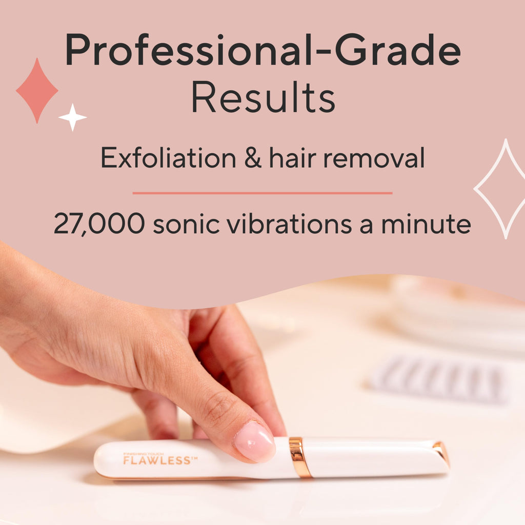 Lighted Electric Facial Exfoliator with 6 Replacement Heads M42650