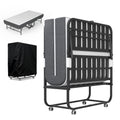 Folding Bed with Mattress, 5-Inch Memory Foam, 500lbs Capacity, Metal Frame T7881
