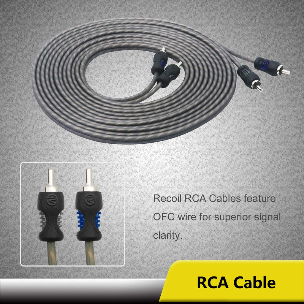 4 Gauge CCA Amplifier Wiring Kit with OFC RCA Cable B261055