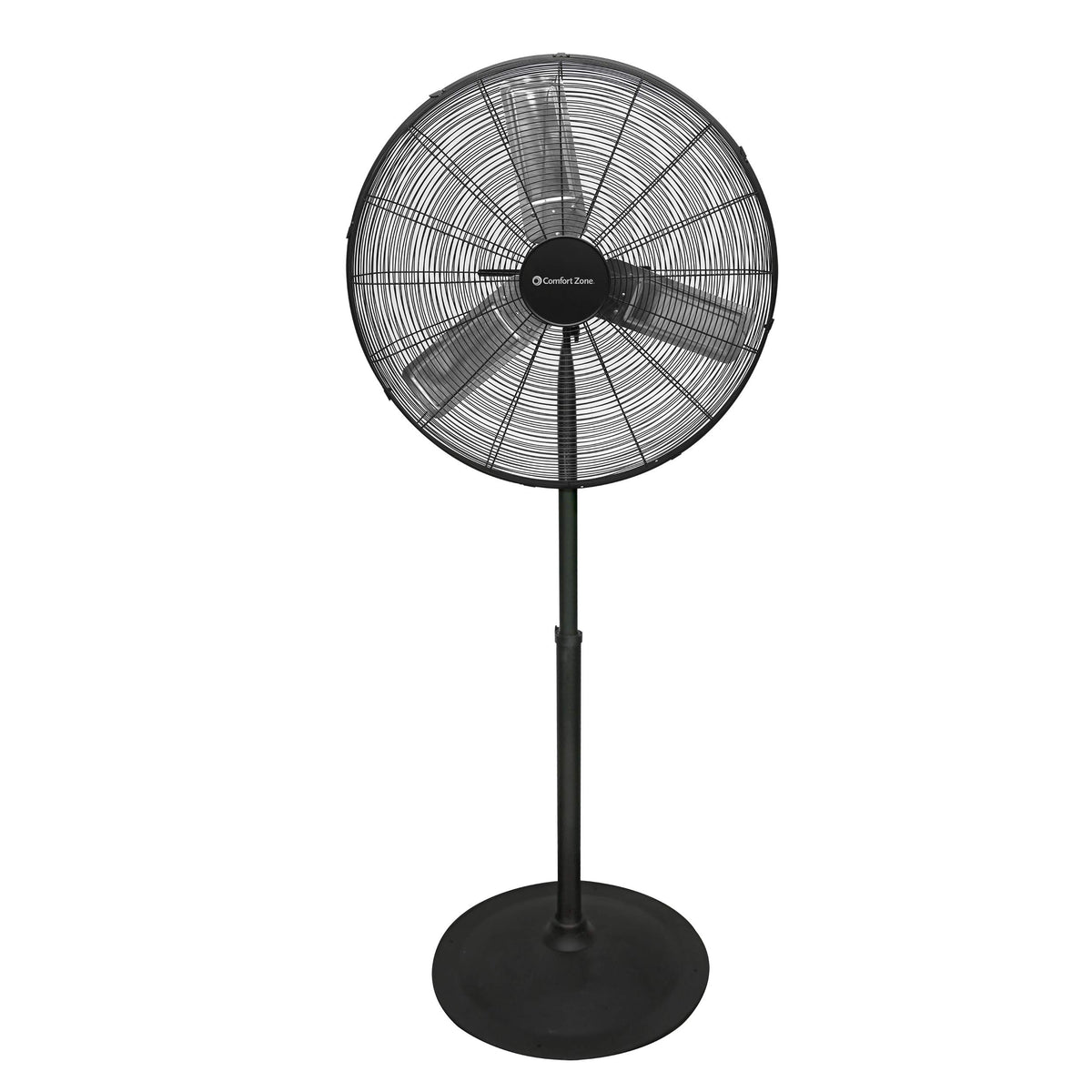 Industrial Pedestal Fan, 30 inch, 3 Speed, Adjustable Height, Metal O912144