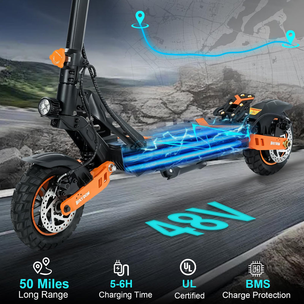1600 W Motor 50 Miles Range 40 MPH Electric Scooter C851313