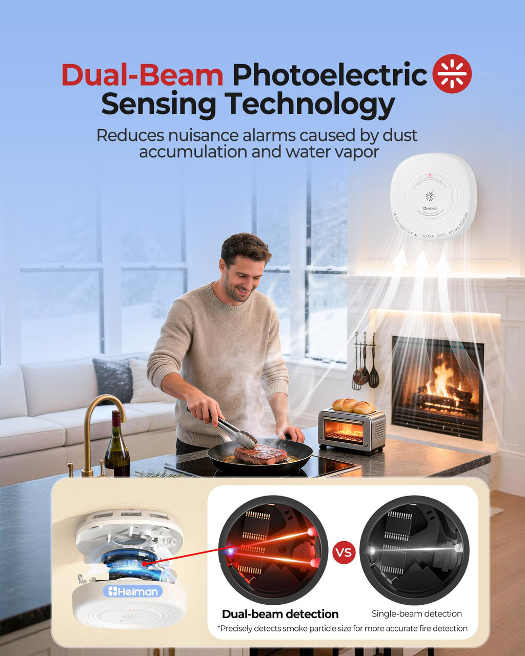 Smoke and Carbon Monoxide Detector 3-Pack H2921