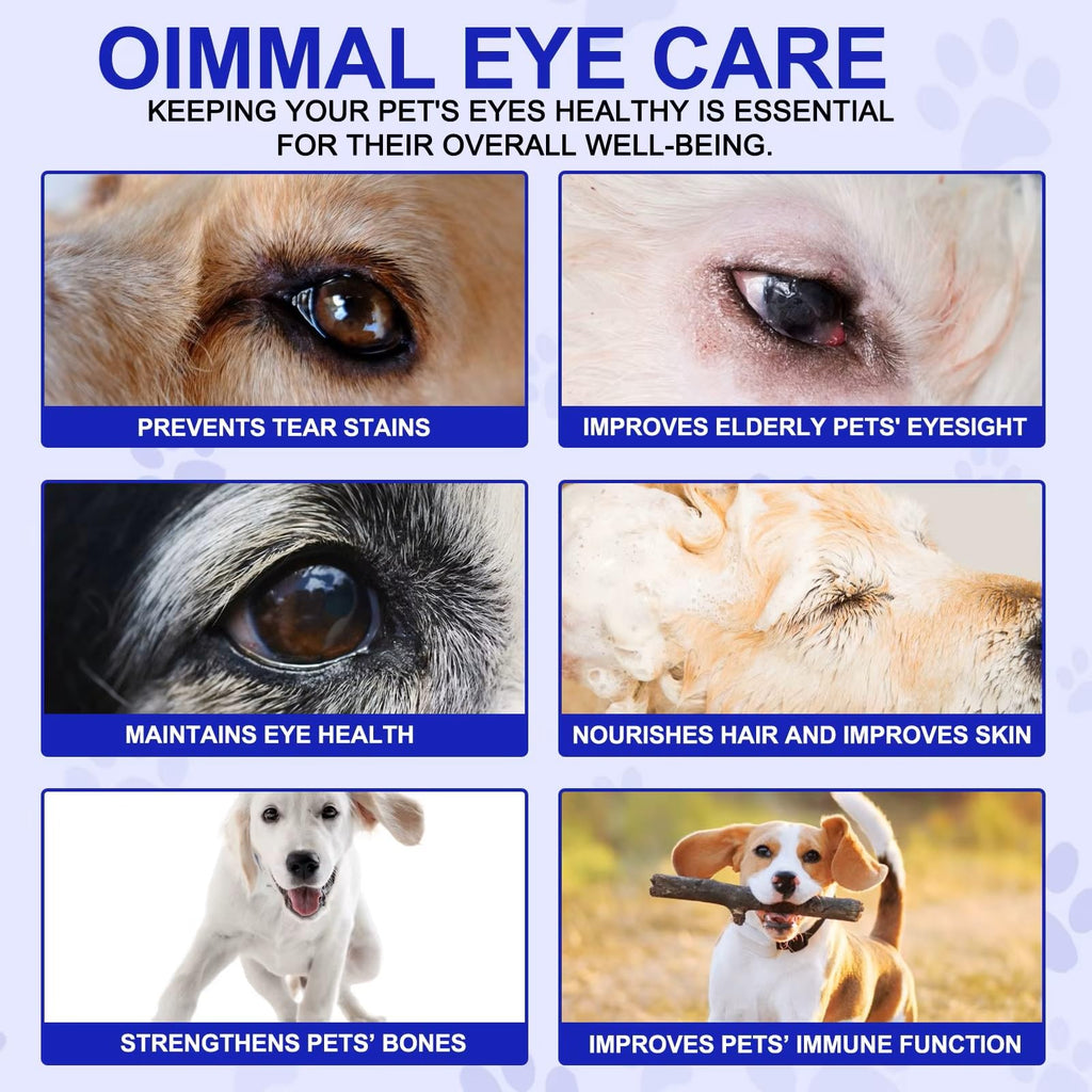 Omega 3 DHA Dog Eye Health Supplements, 180 Count O322