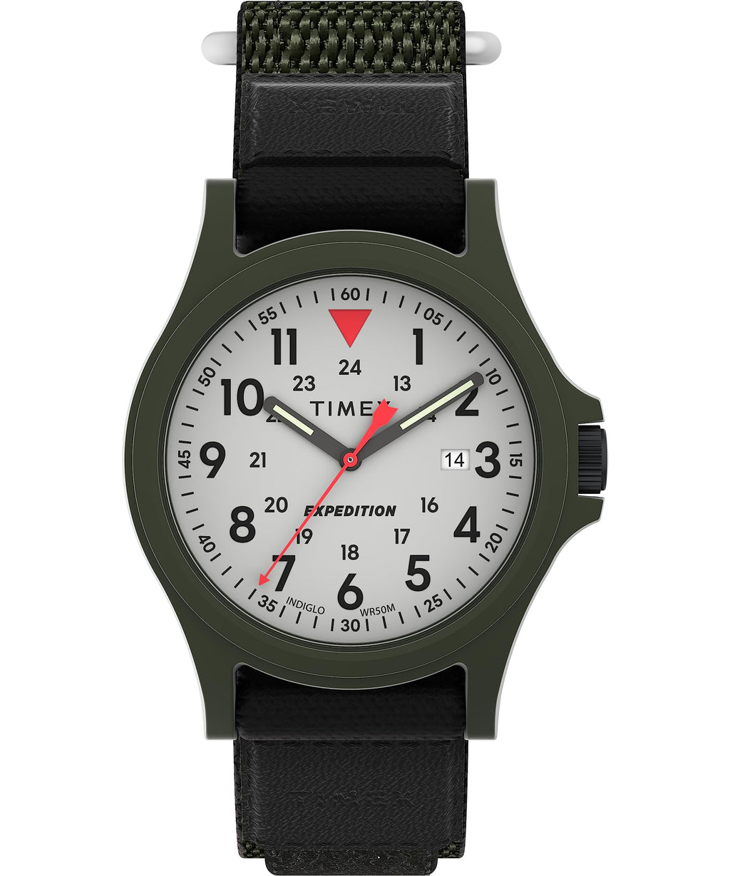Black Fastwrap Cream Dial Green Case Watch S30322