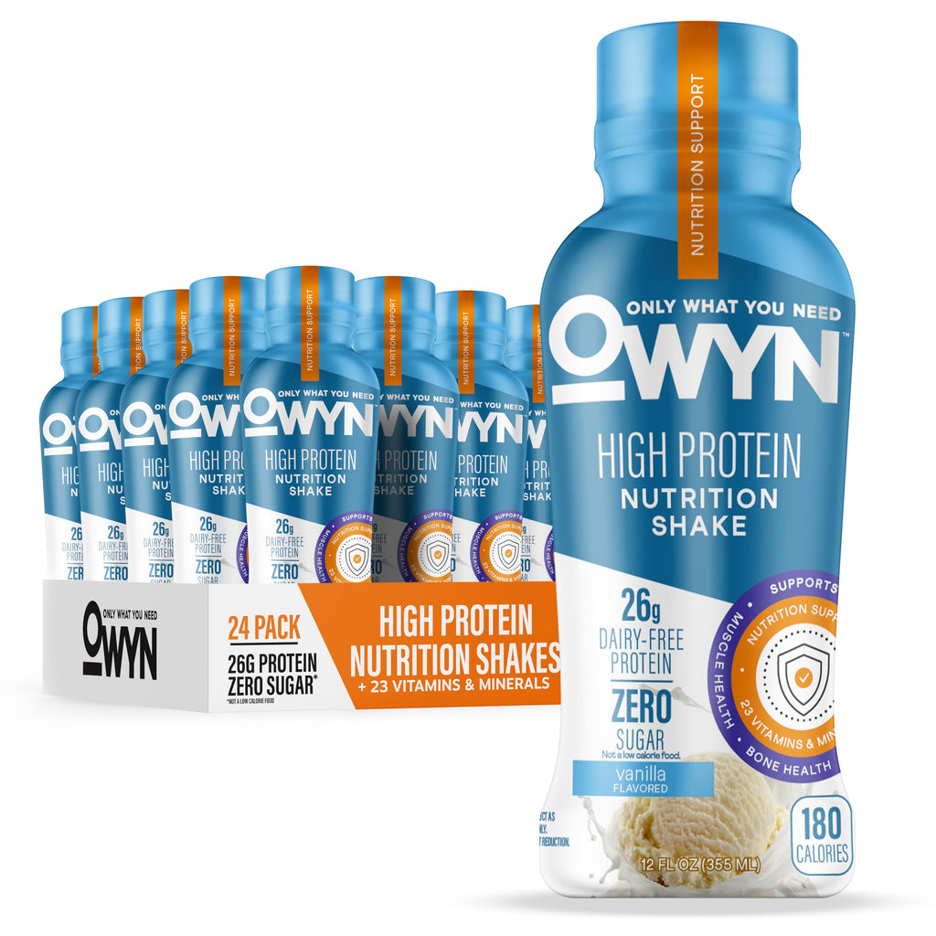 26g High Protein Shake, Vanilla Flavored, 12 Ct C7608