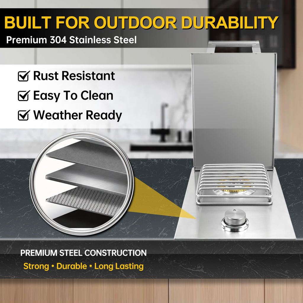 Built-in Single Side Burner R480