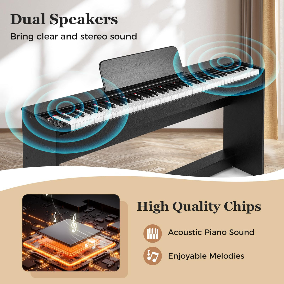 88 Key Weighted Hammer Action Digital Piano D413113