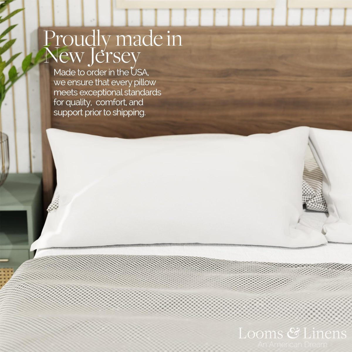 King Size Pillows Set of 2 20 x 36 Hypoallergenic Down Alternative Pillow Inserts G638