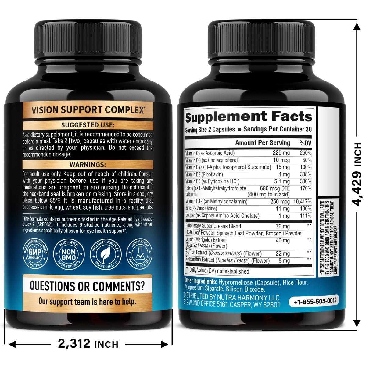 Lutein and Zeaxanthin 60 Caps R5047
