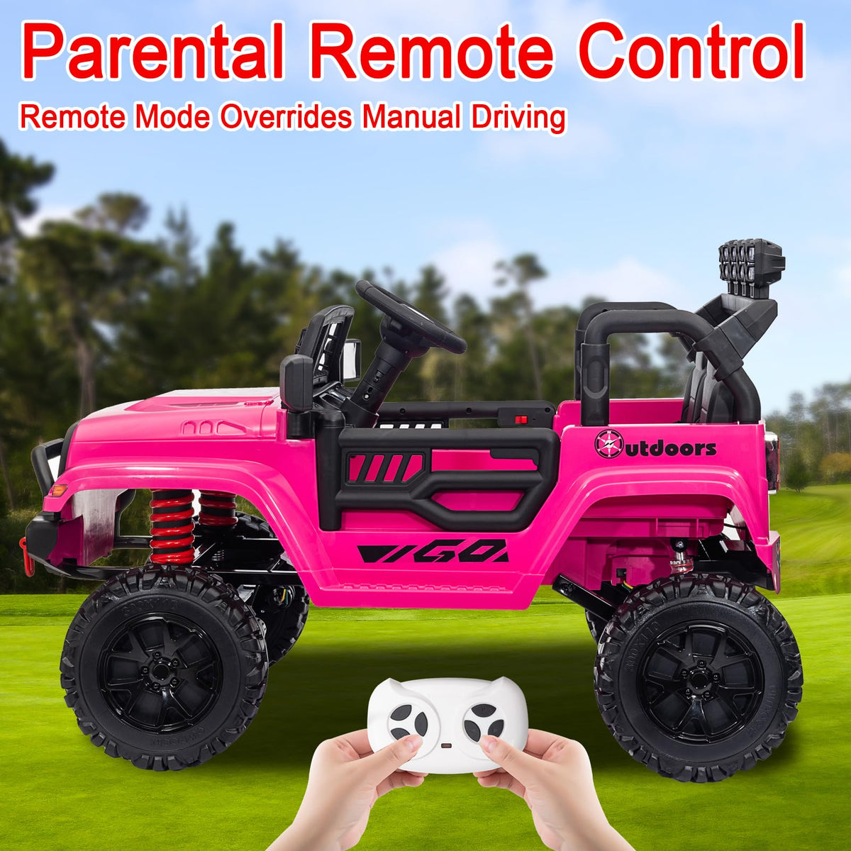 24V 2 Seater 4WD Ride On Truck I62169