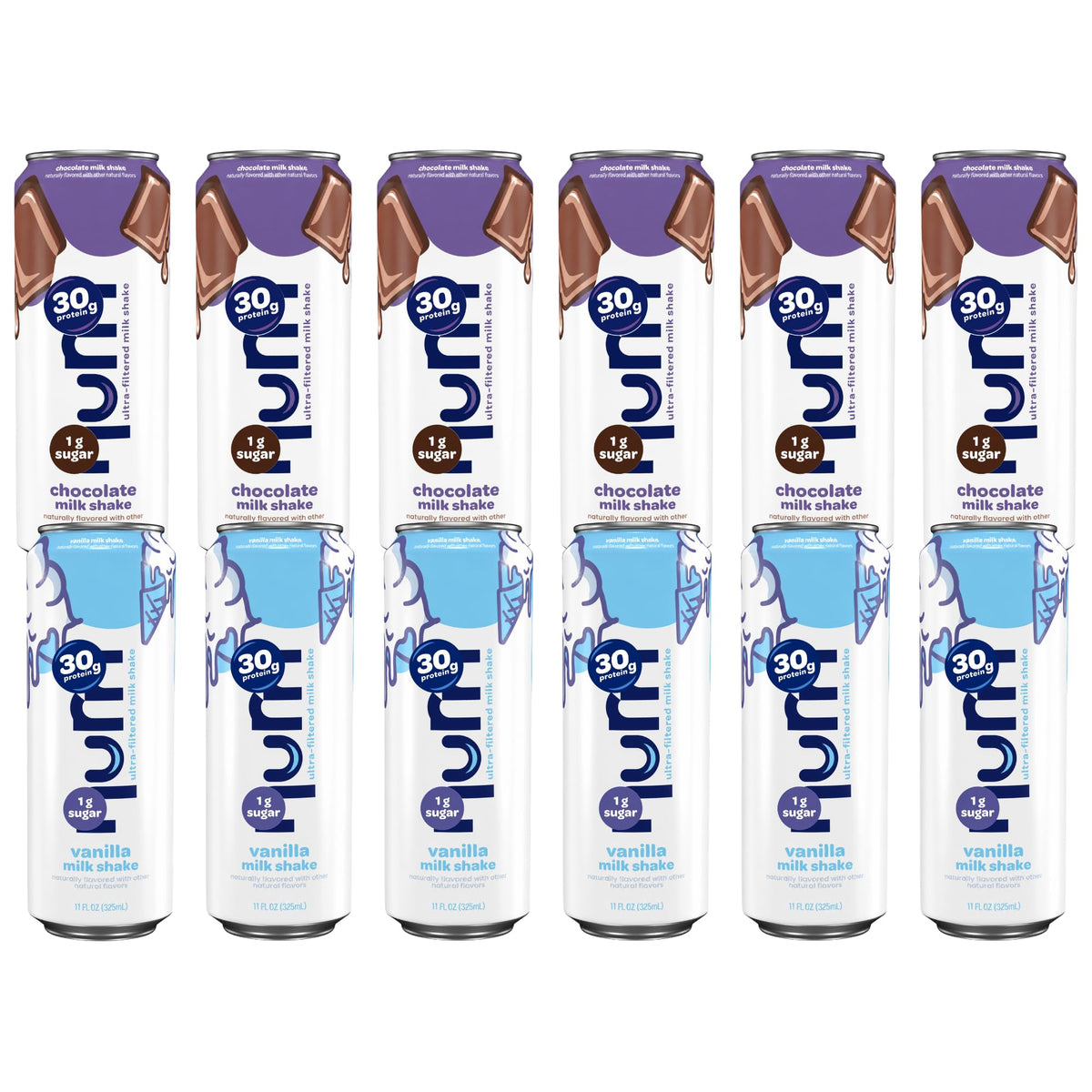 High Protein Shake Variety Pack, 30g Protein, 12 Pack K477655