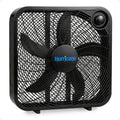 Black 3 Speed 20in Floor Box Fan O503360