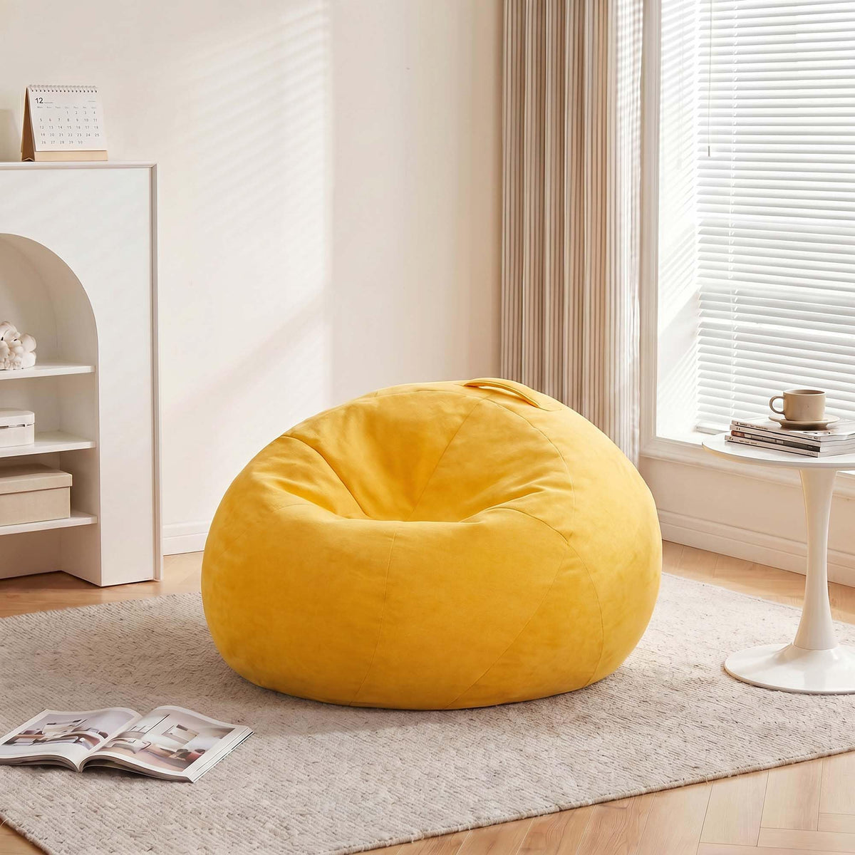 Yellow Kids Bean Bag Chair M11628