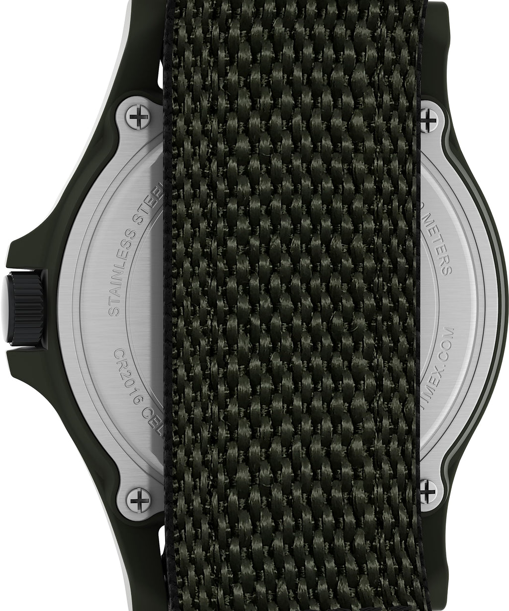 Black Fastwrap Cream Dial Green Case Watch S30322