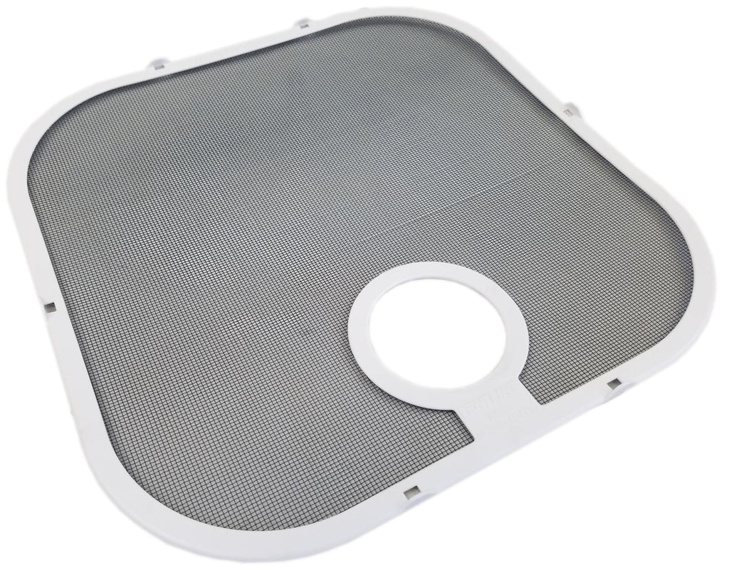 Non Powered RV Roof Vent White Lid N505