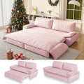 Queen Size Velvet Sleeper Sofa Bed J718