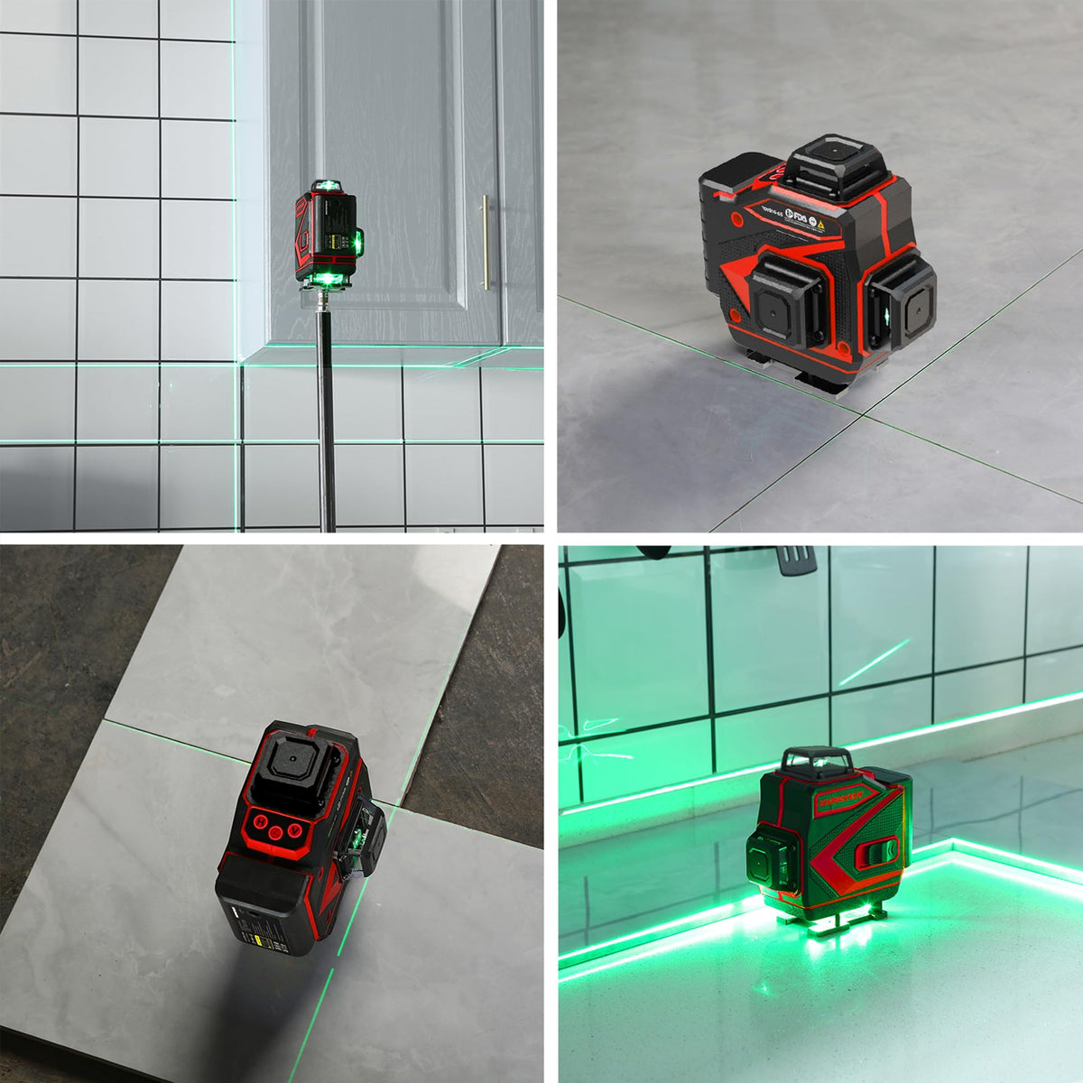 360 Self Leveling Green Beam Cross Line Laser Level L58440