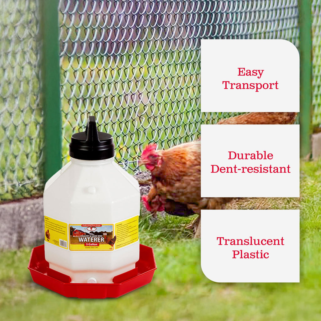 Plastic Poultry Waterer W8637