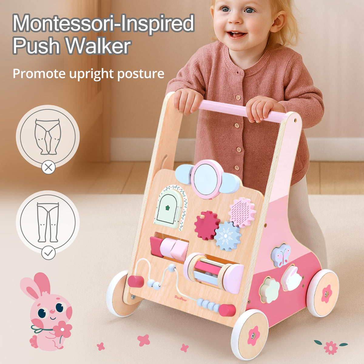 Wooden Baby Walker S932732