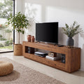 70.86-in Solid Wood 2-Tier TV Stand D192