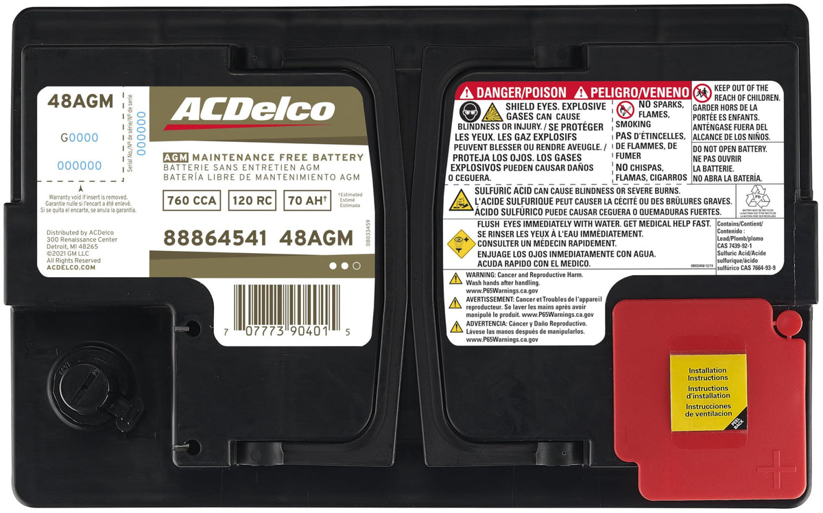 AGM BCI Group 48 Battery V140