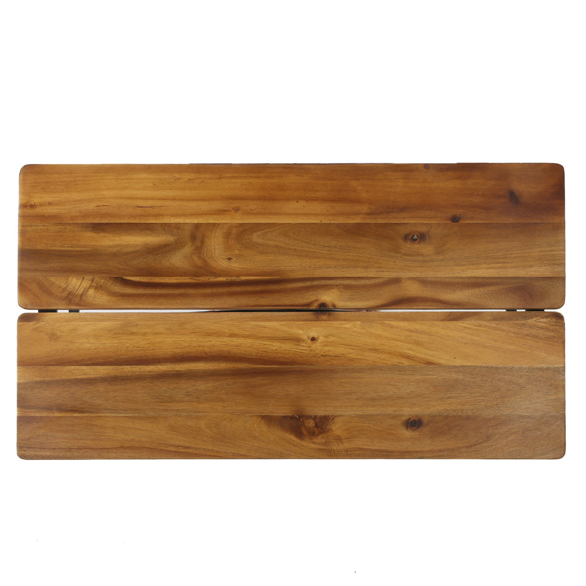 Acacia Wood Coffee Table with Iron Accents O12998