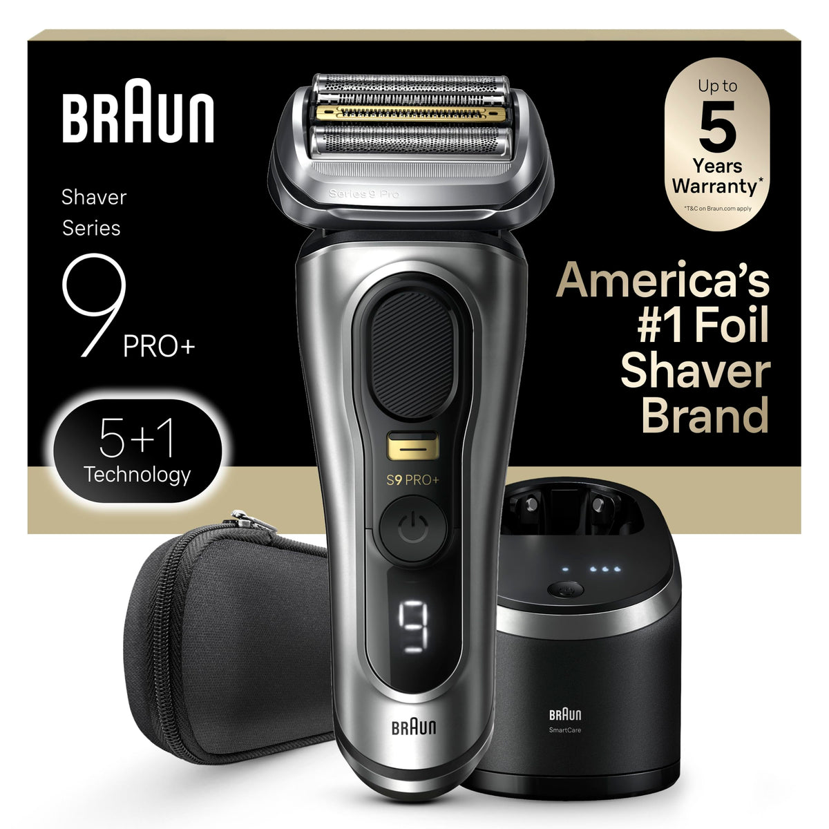 Electric Razor with 5 Shave Elements and Trimmer U653959