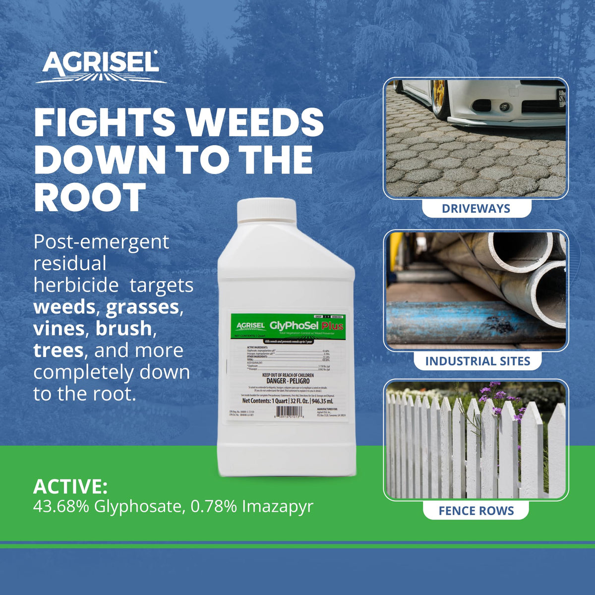 32 Ounces Post Emergent Weed Killer C548