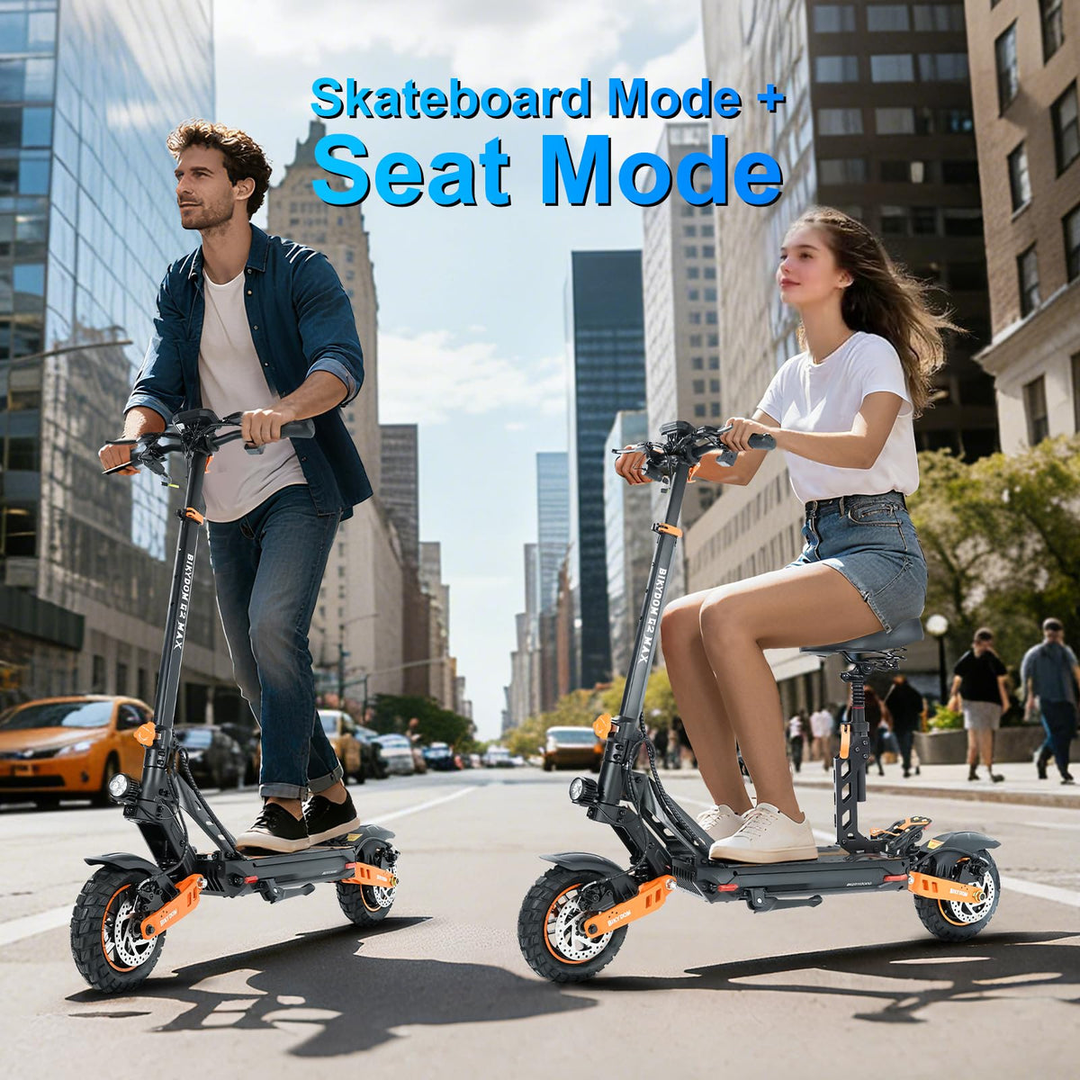 1600 W Motor 50 Miles Range 40 MPH Electric Scooter C851313