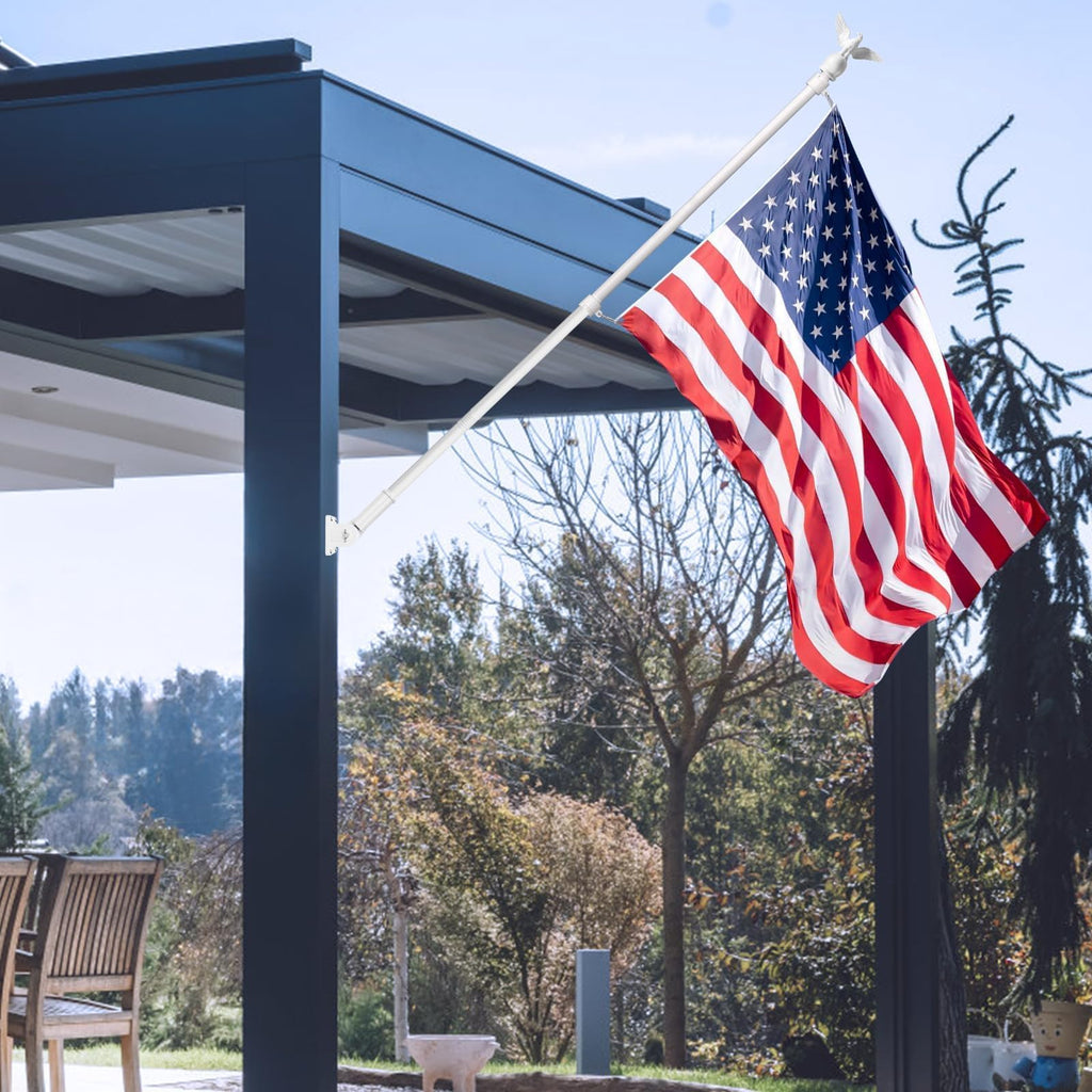 6FT Stainless Steel Flagpole Kit Z161